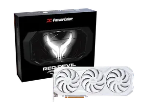 AMD Radeon RX 9070 XT de 16 GB GDDR6 color blanco espectral Red Devil
